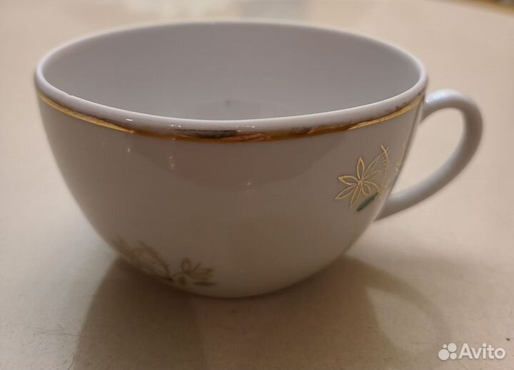 Чайные чашки,Красный Фарфорист,Чудово,1962г