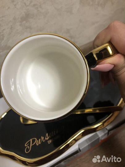 Чашка для кофе с блюдцем