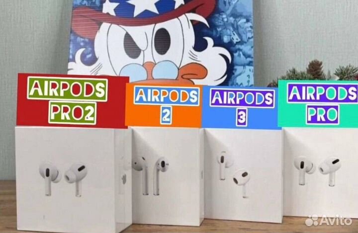 AirPods Pro / Pro 2 AirPods 2 AirPods 3 + Чехол
