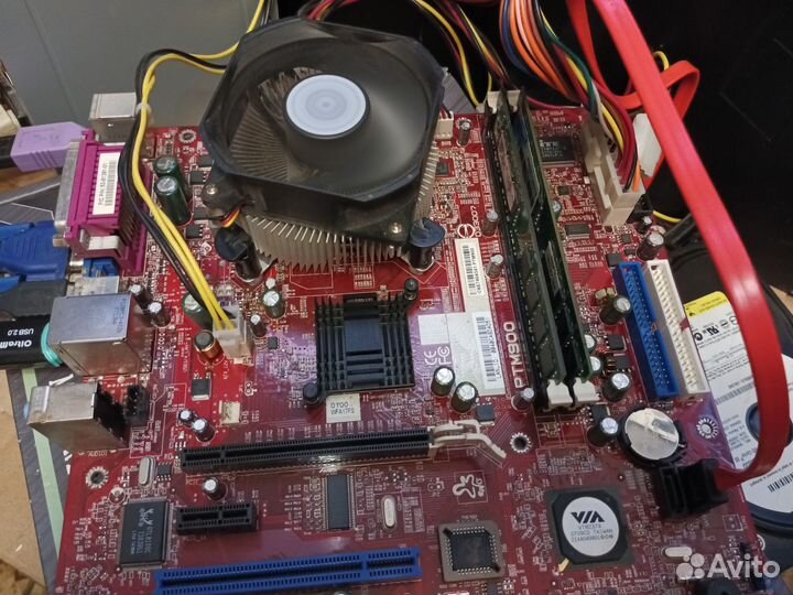 Комплект Fujitsu PTM900 + DC 2160+2gbDDR2+кулер