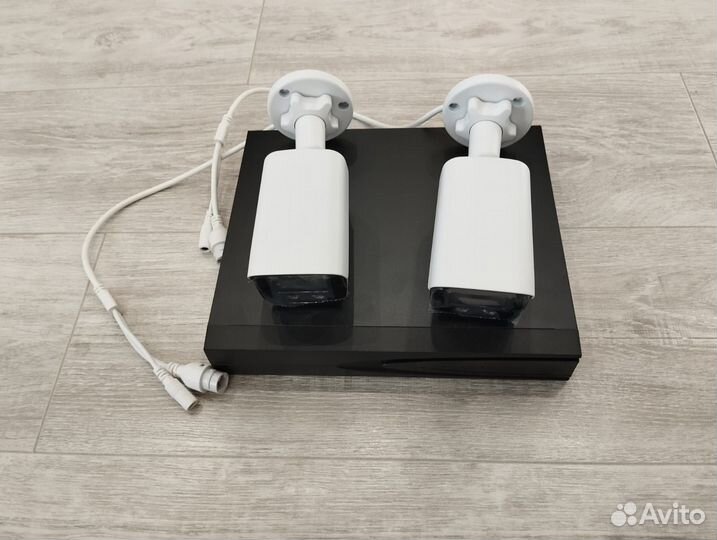 Комплект ip видеонаблюдения дача 2 камеры XMEey