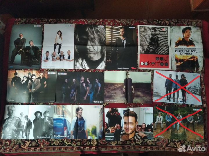 Постеры Плакаты из журналов 80х-90х-00х-10х годов