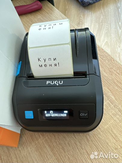 Pudu термопринтер bluetooth