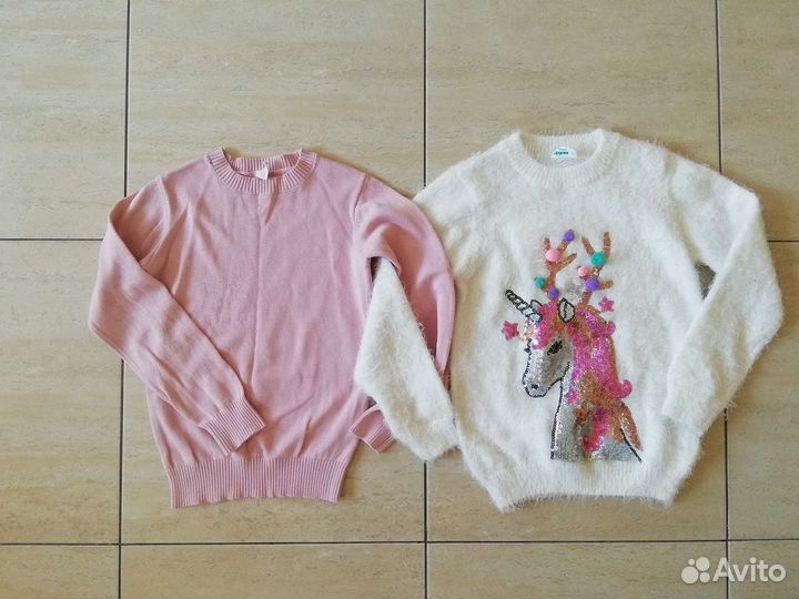 Вещи пакетом (33 шт.) для девочки 5-6 лет, 128 см