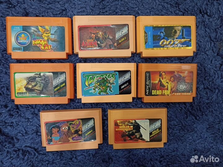 Картриджи для Dendy 8 bit