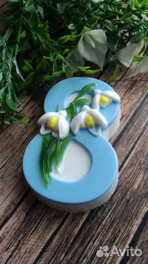 Мыло ручной работы 8 марта