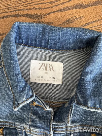 Джинсовая куртка zara