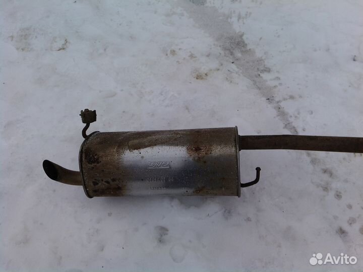 Форд Фиеста (2006г) -глушитель