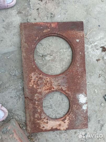 Плита чугунная для печи бу