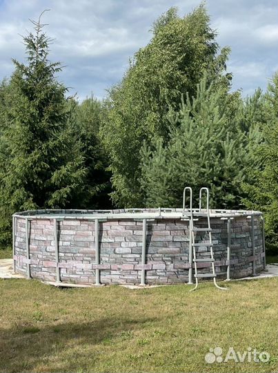 Каркасный бассейн intex 610x132