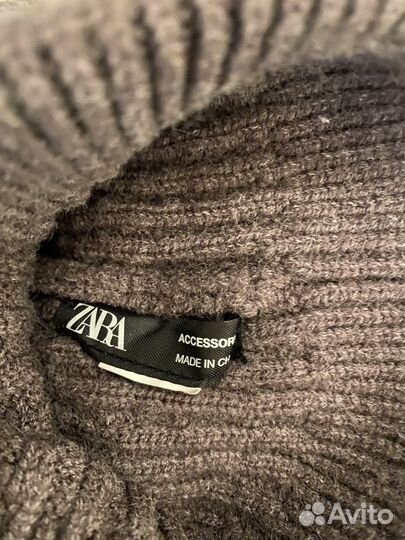 Комплект шапка и шарф для девочки zara