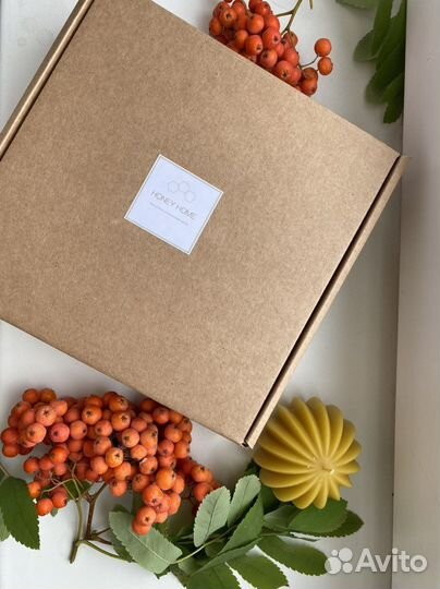 Подарочный набор медовые свечи