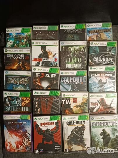 Диски с играми для Xbox 360