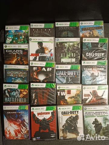 Диски с играми для Xbox 360