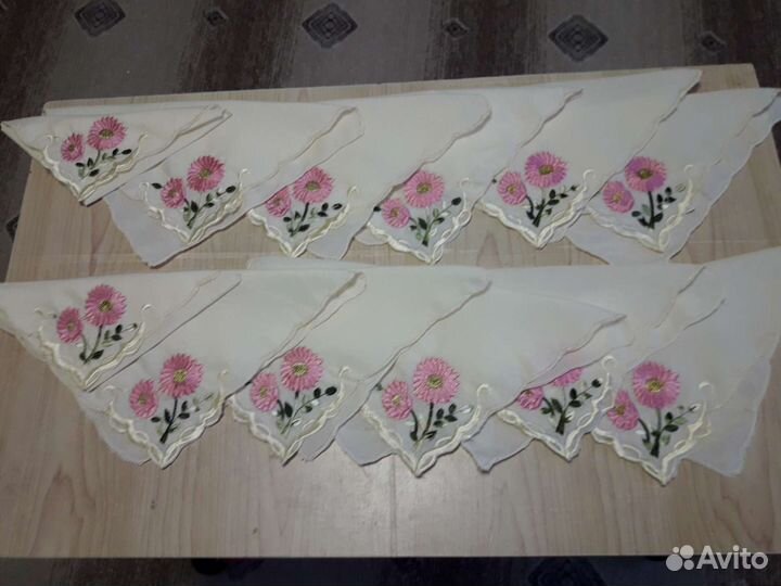 Новогодние салфетки сортировочные тканевые