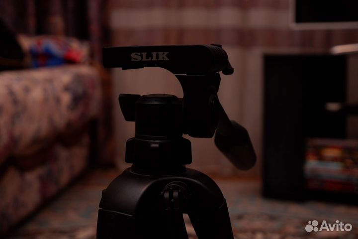 Штатив Slik f630, головка и светофильтр