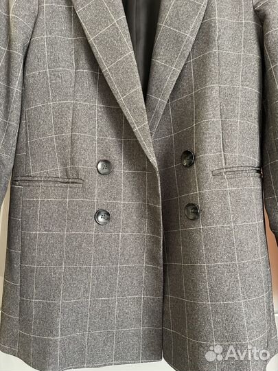 Пиджак mango в клетку