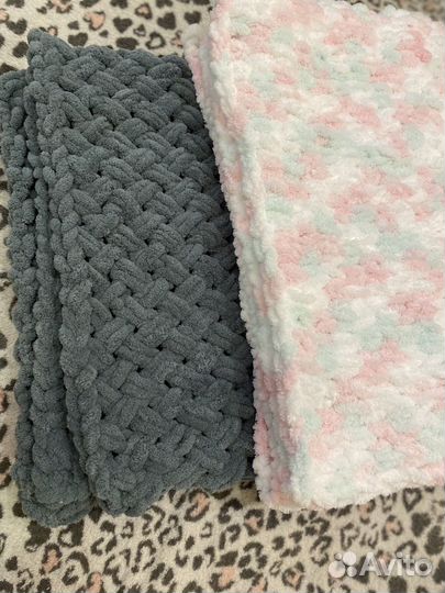 Пледы, пенетки, желетки из пряжи ализе пуффи