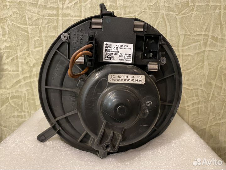 3C1820015N VAG мотор отопителя Volkswagen