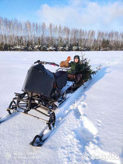 Продаю самодельный снегоход