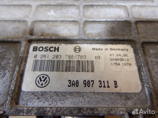 Эбу VW Passat B3 ADZ 1.8