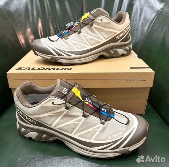 Salomon XT-6 Cream Gore Tex оригинал