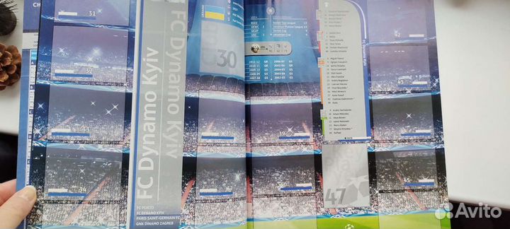 Журнал для наклеек Panini Лига Чемпионов уефа 2012