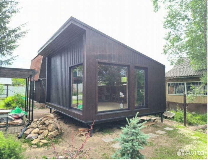 Каркасный теплый дом с доставкой 40 м кв, арт. гх-1951