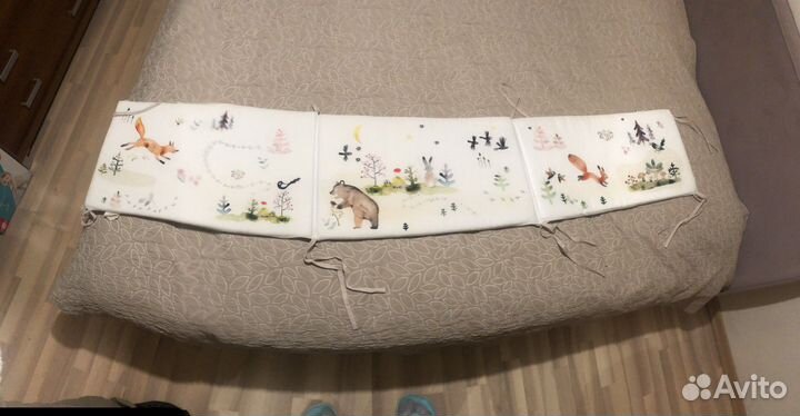 Бортики для детской кроватки