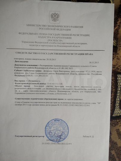 Участок 20 сот. (ИЖС)