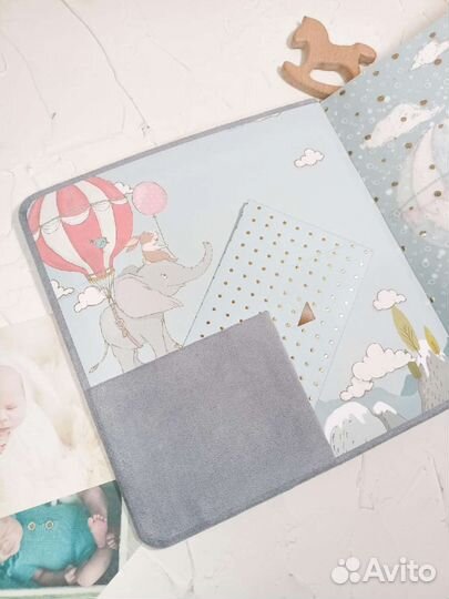 Детский фотоальбом для мальчика ручной работы