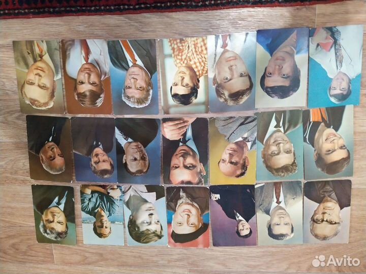 Открытки с советскими актерами