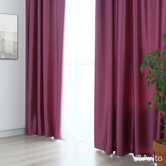 Штора портьерная 'Этель' ширина 135 см, высота 250