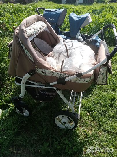 Коляска для двойни