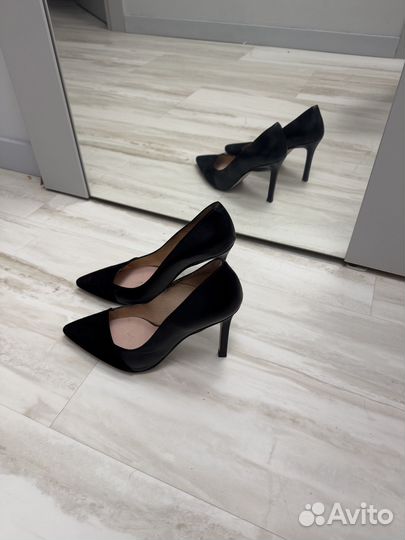 Туфли кожаные