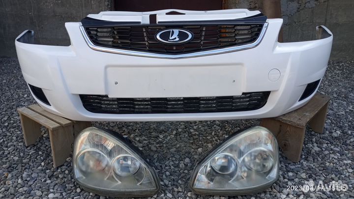 Бампер б/у приора