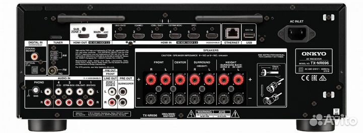 AV ресивер Onkyo TX-NR696 B M3 (txnr696BM3MMP)