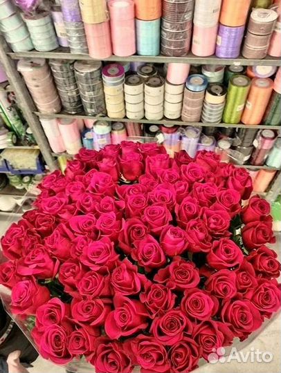 Длинные высокие розы 110 150 160 180 200 см