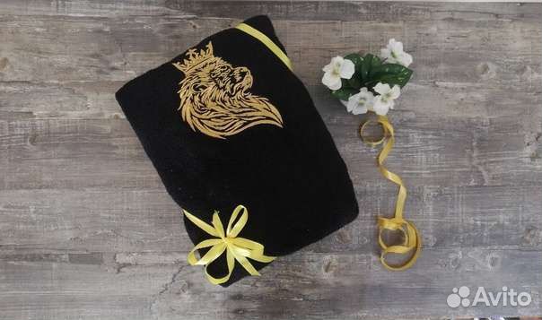 Именной халат со Львом