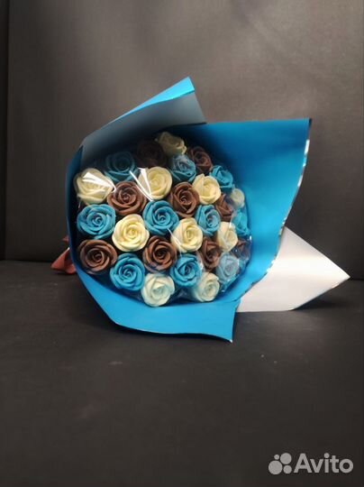 Розы из Бельгийского Шоколада - 29 шт в Букете