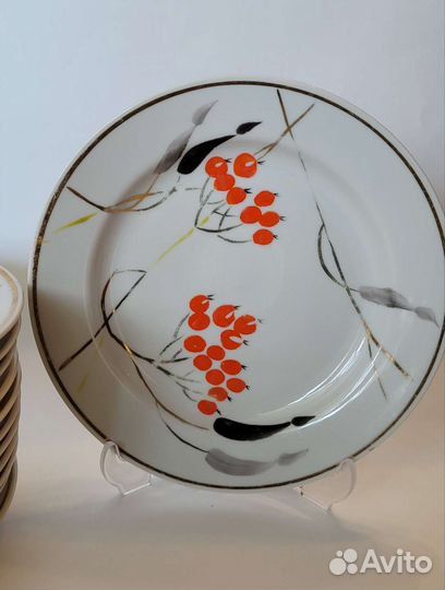 Фарфоровая тарелка СССР Богдановичский фз