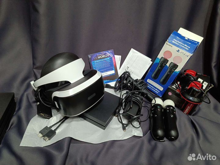 Игровая приставка ps vr + muve