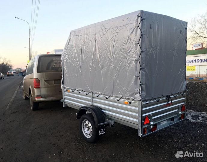 Прицеп Мзса 2,5 х 1,4 х 0,5 с тентом 1,5 метра