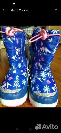 Зимние сапожки девочке, 25