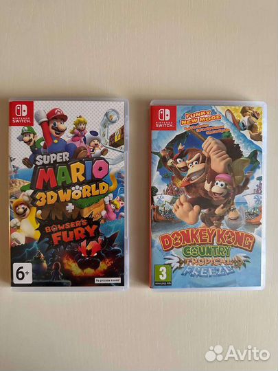 Картриджи nintendo switch