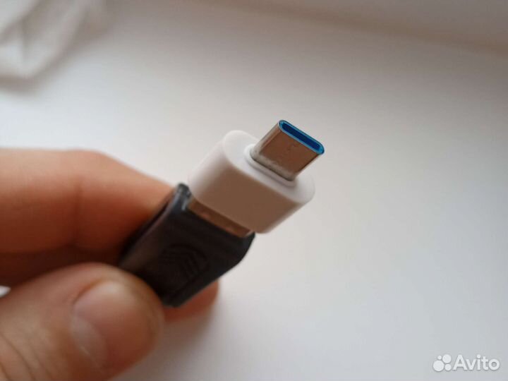 Переходник usb 2.0 3.0 на Tape C белый, новый