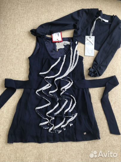 Летний Комплект платье+болеро(Италия)