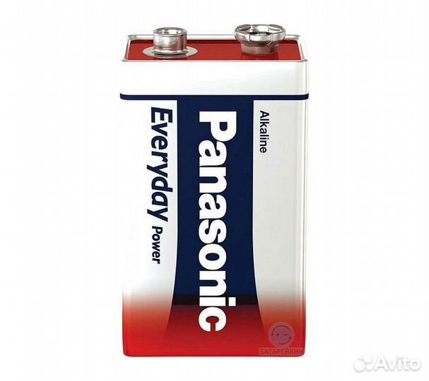 Батарейки Panasonic 6LF22REE/1BR 9V щелочные Every