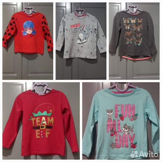 Пакет фирменных вещей на 4-5 лет