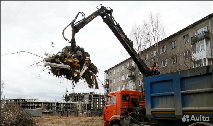 Вывоз строительного мусора в день обращения